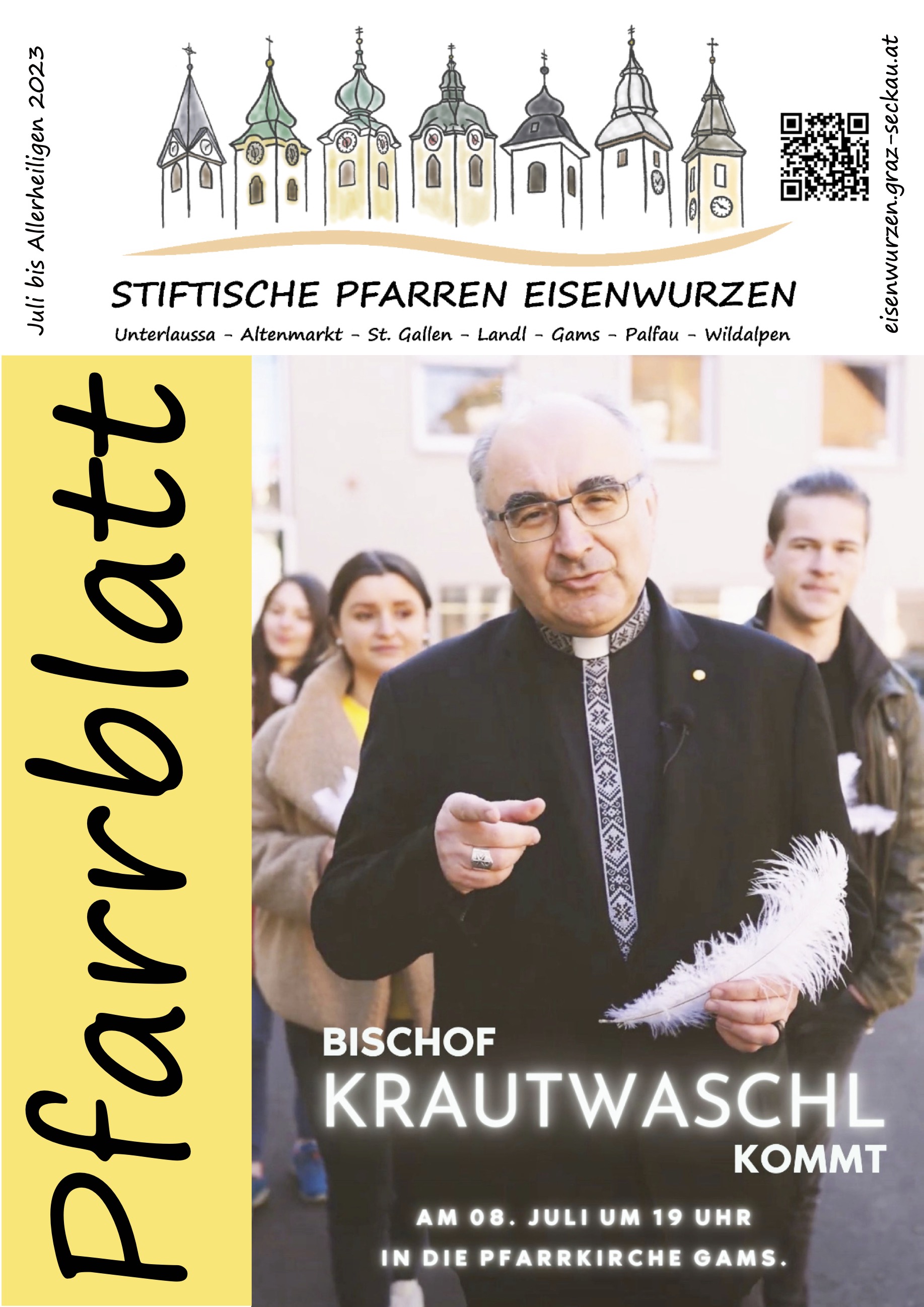 Stiftische Pfarren Eisenwurzen / Ulrich Diel OSB Pfarrblatt 2023-2
