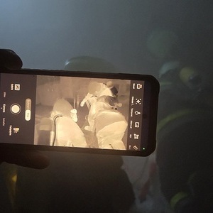 Auch eine Wärmebildkamera kam zum Einsatz