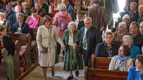 Frau Johanna Glettler feierte 100 Jahre / Johannes Pötscher Frau Johanna Glettler feierte 100 Jahre