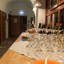 Stimmungsvoller Tagesausklang bei uns im Haus der Frauen