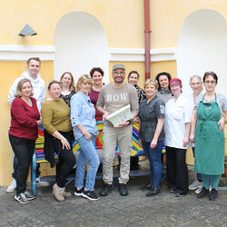 Hans-Peter Arzberger mit unserem Team