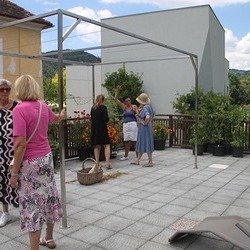 Auch auf unserer Gourmetterrasse fanden sich interessierte 