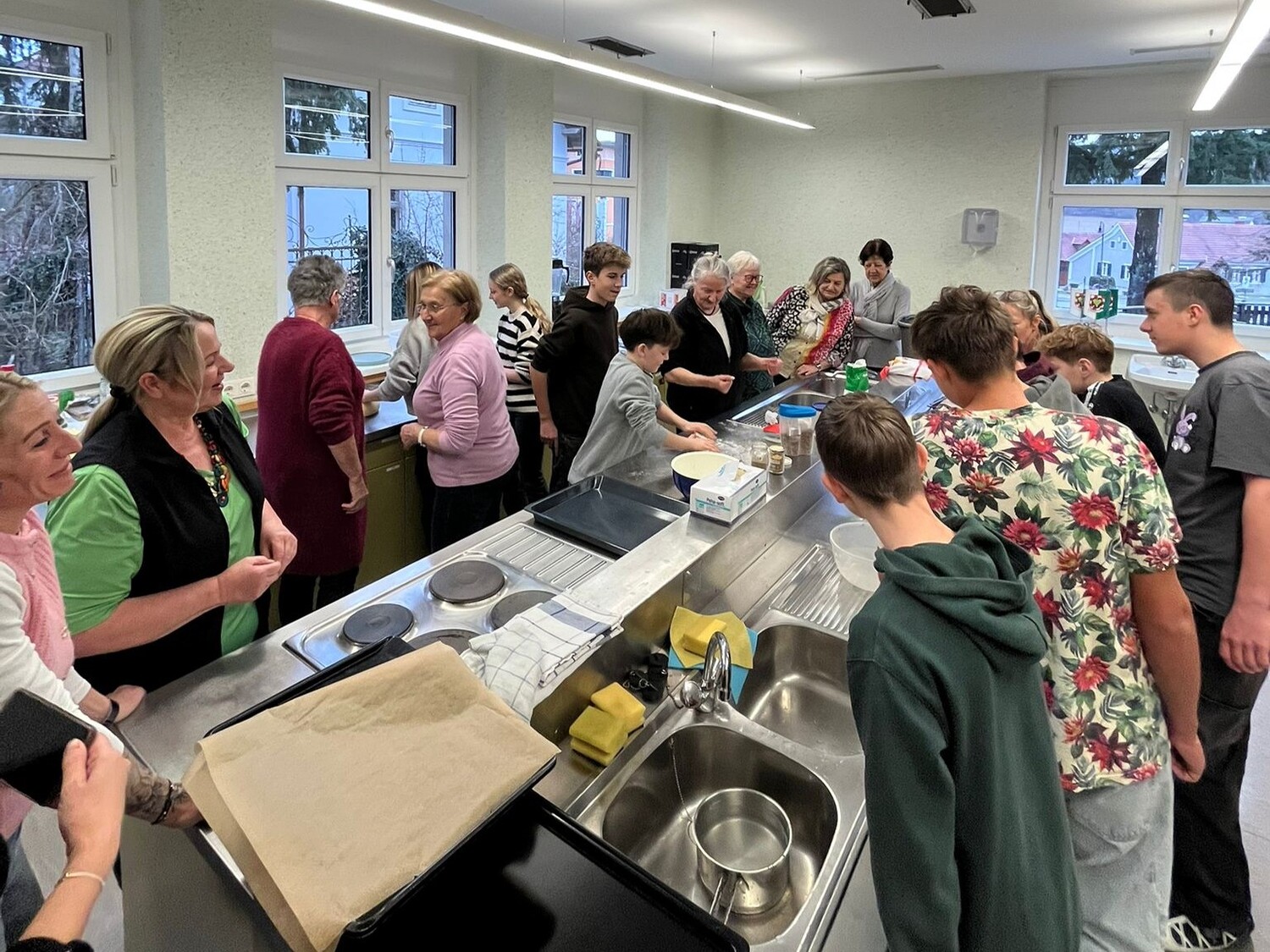 Brotbacken mit Comunity Nurse