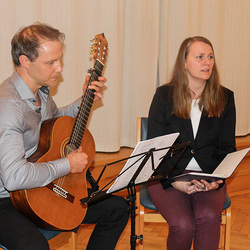 Hervorragende musikalische Begleitung durch das Duo Carina & Andreas