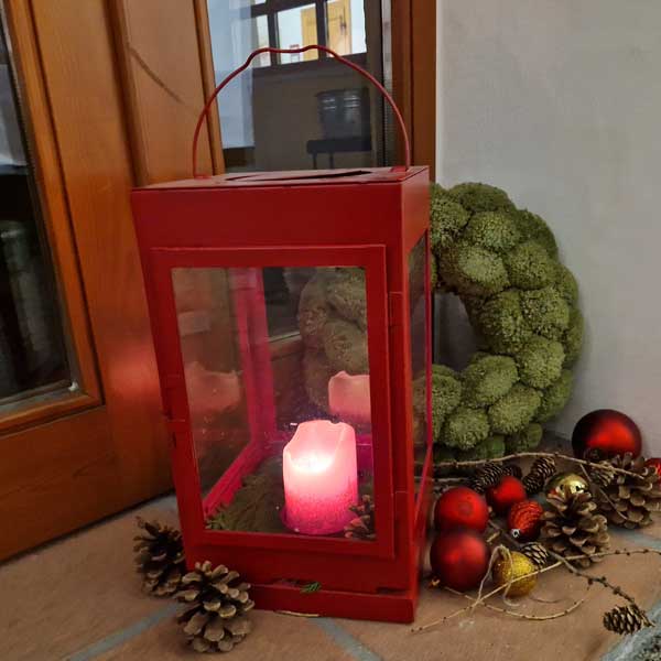 Liebevolle Dekoration unseres Hauses